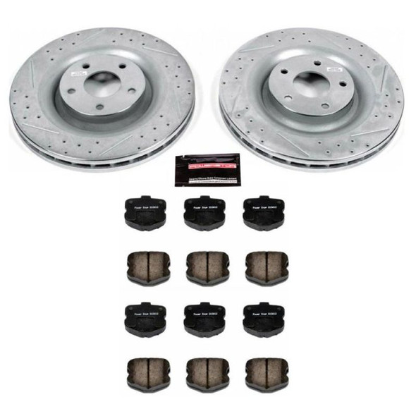 Power Stop 06-13 Chevrolet Corvette Front Z23 Evolution Sport Brake Kit - POWERSTOPK1444