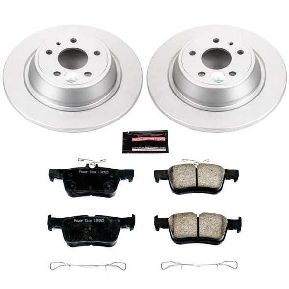 Power Stop 13-19 Ford Fusion Rear Z17 Evolution Geomet Coated Brake Kit - POWERSTOPCRK6559