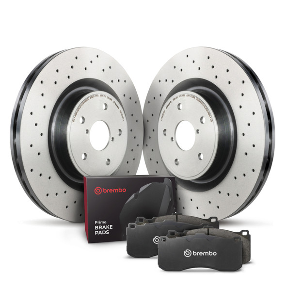 Brembo OE 99-05 Porsche 911 Front Disc Brake Kit - BREMBOOEKT04280