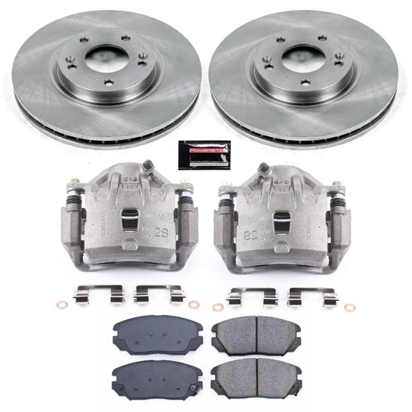 Power Stop 06-10 Hyundai Sonata Front Autospecialty Brake Kit w/Calipers - POWERSTOPKCOE4647A