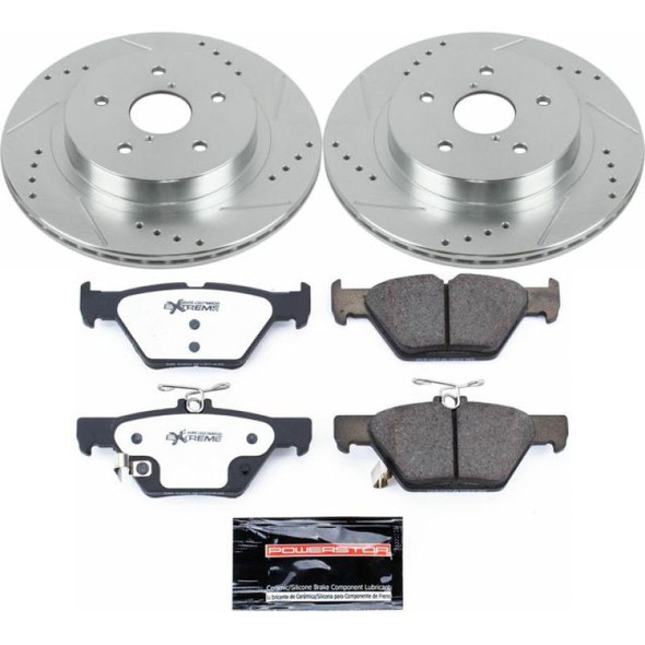 Power Stop 15-18 Subaru Legacy Rear Z26 Street Warrior Brake Kit - POWERSTOPK7039-26
