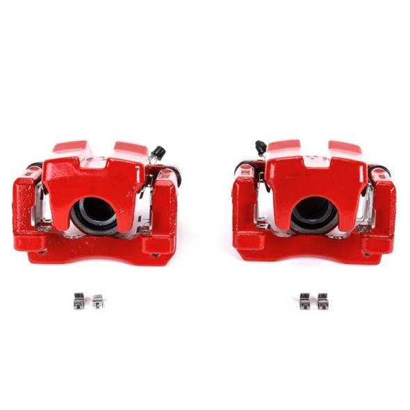 Power Stop 07-12 Lexus ES350 Rear Red Calipers w/Brackets - Pair - POWERSTOPS3130