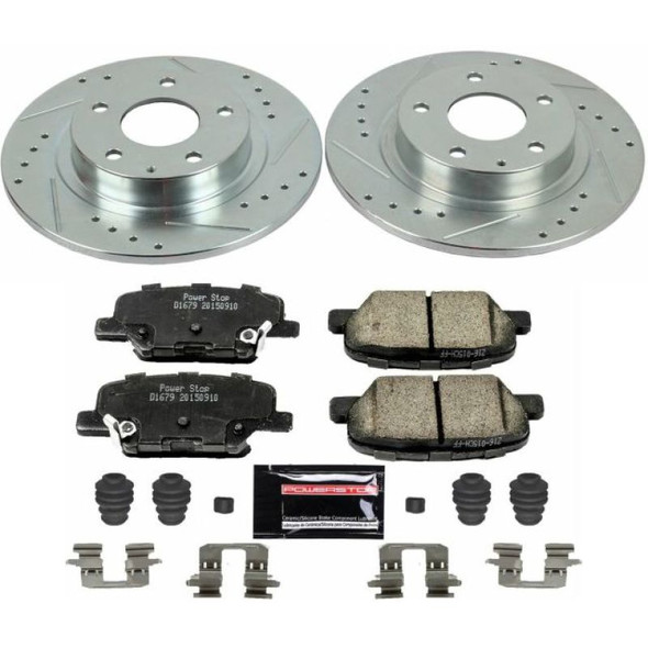 Power Stop 14-15 Mazda 6 Rear Z23 Evolution Sport Brake Kit - POWERSTOPK6969