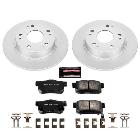 Power Stop 04-08 Acura TSX Rear Z17 Evolution Geomet Coated Brake Kit - POWERSTOPCRK2391