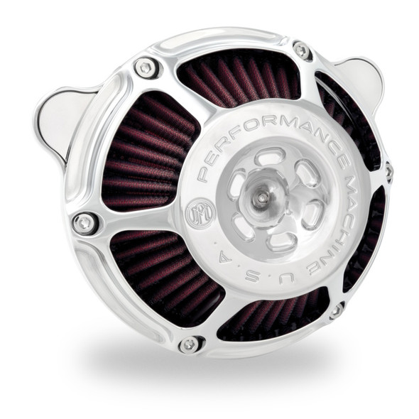 Performance Machine Air Cleaner Max HP - Chrome - PERFORMANCEMACHINE0206-2141-CH