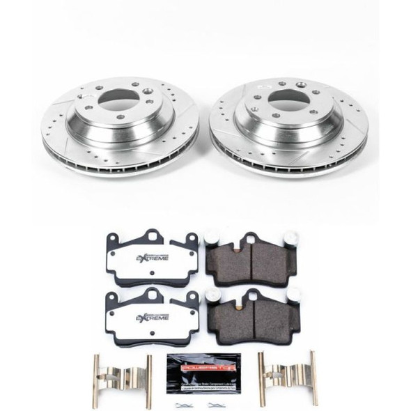 Power Stop 07-15 Audi Q7 Rear Z26 Street Warrior Brake Kit - POWERSTOPK5312-26