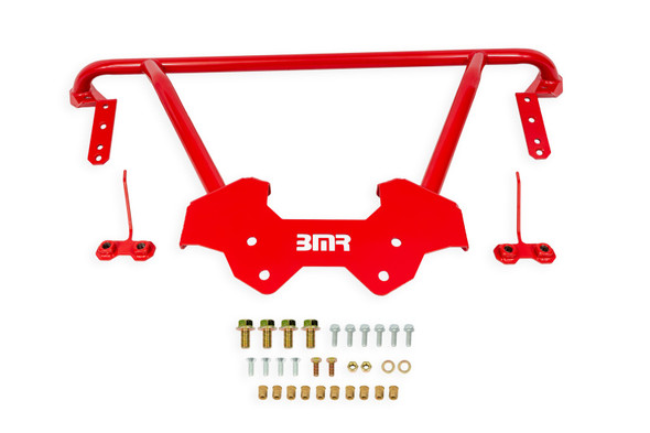 BMR 68-72 Chevrolet Monte Carlo (A-Body) Front Chassis Reinforcement Brace - Red - BMRSUSPENSIONCB410R