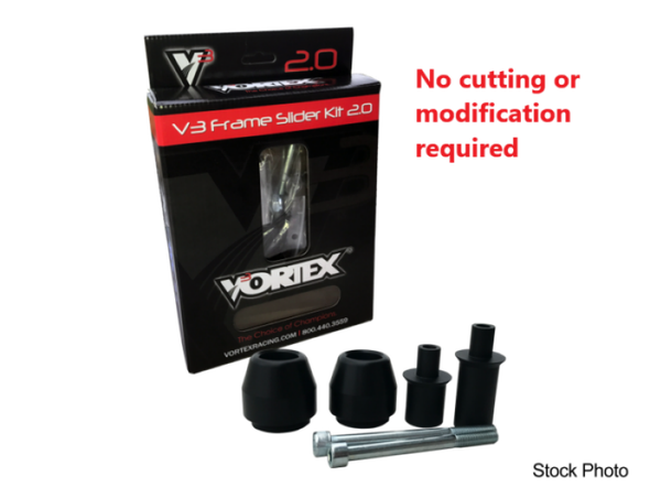 Vortex Racing 15-16 BMW S 1000 RR V3 2.0 Frame Slider Kit- No Cut - VORTEXRACINGSR196