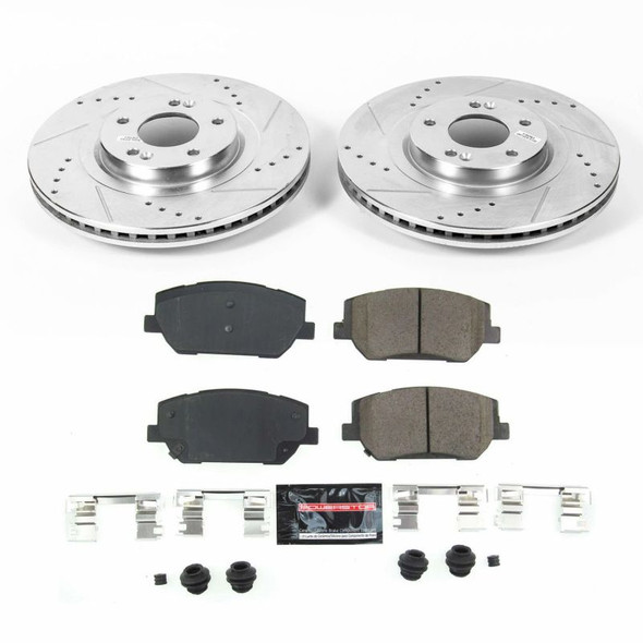 Power Stop 2019 Hyundai Santa Fe Front Z23 Evolution Sport Brake Kit - POWERSTOPK8309