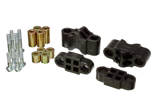 Energy Suspension Sway Bar Spacer Set - Black - ENERGYSUSPENSION2.9109G