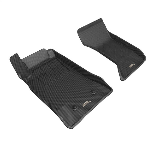 3D MAXpider 06-15 Mazda MX-5 Miata 1st Row Floormat - Black - 3DMAXPIDERL1MZ08711509