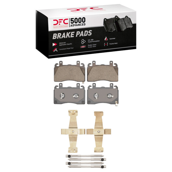 DFC 23-25 Alfa Romeo TONALE Front 5000 Advanced Ceramic Brake Pads and Hardware Kit - DFC1551-2496-01