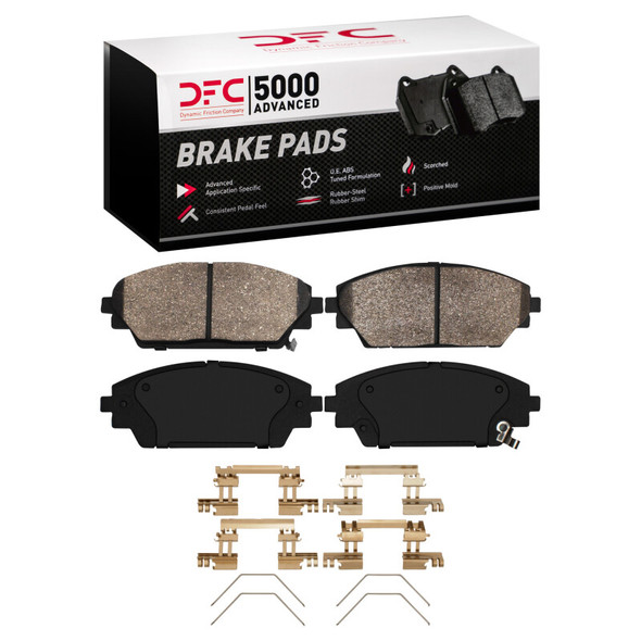 DFC 14-25 Mazda 3 Front 5000 Advanced Ceramic Brake Pads and Hardware Kit - DFC1551-2275-01