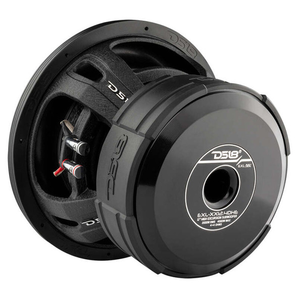 DS18 12in 2000 Watts RMS 4 ohm DVC High Excursion Subwoofers w/ Deep Aggressive Bass - DS18EXL-XX12.4DHE