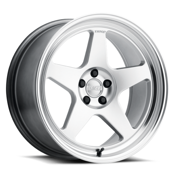 Kansei K12H Knp 15x8in / 4x100 BP /0mm Offset / 73.1mm Bore - Hyper Silver Wheel - KANSEIK12H-158010-00