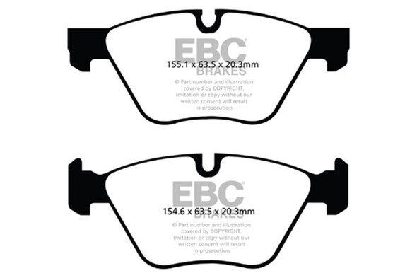 EBC 11+ BMW 528 2.0 Turbo (F10) Yellowstuff Front Brake Pads - EBCDP42088R