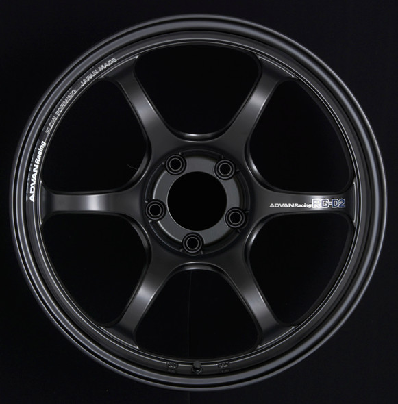 Advan RG-D2 15x8.0 +35 4x100 Semi Gloss Black Wheel - ADVANYAT5G35ASB