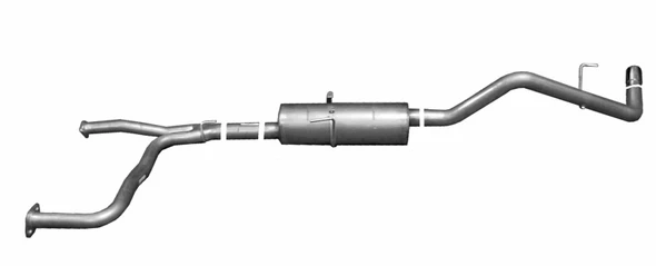 Gibson 05-10 Nissan Frontier LE 4.0L 3in Cat-Back Single Exhaust - Aluminized - GIBSON12211