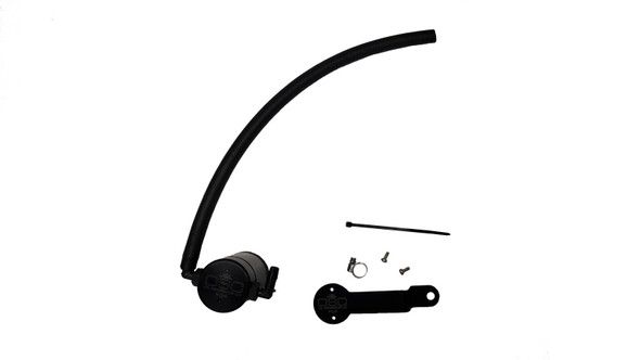 J&L 17-24 Honda CRV 1.5L Turbo Passenger Side Oil Separator 3.0 - Black Anodized - J&L3112P-B