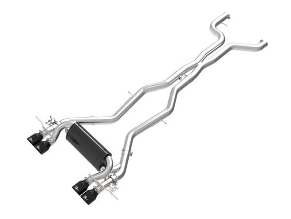 aFe 23-25 BMW M2 L6-3.0L (G87) MACH Force-Xp Cat-Back Exhaust w/ Black Tip - AFE49-36353-B