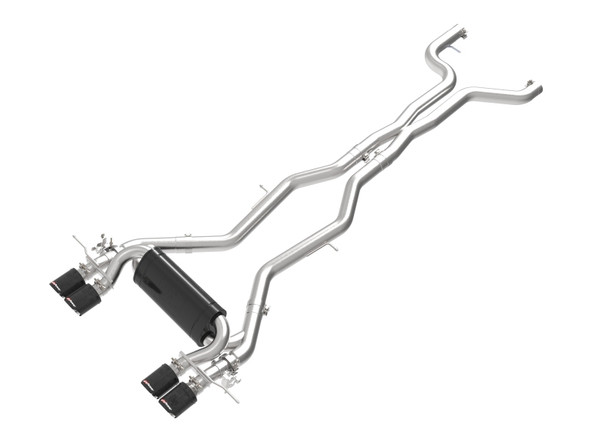 aFe 23-25 BMW M2 L6-3.0L (G87) MACH Force-Xp Cat-Back Exhaust w/ Carbon Fiber Tip - AFE49-36353-C