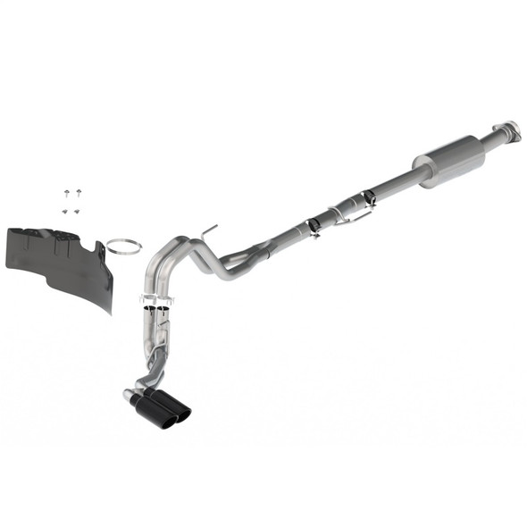 Ford Racing 21-22 F-150 2.7L/3.5L/5.0L Side Exit Extreme Exhaust - Black Tips - FORDRACINGM-5200-FEBS