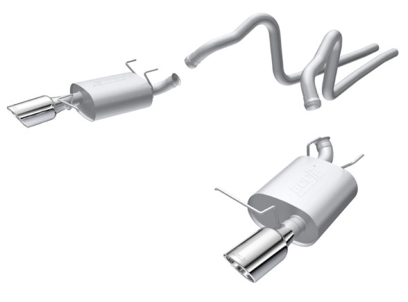 Borla 2011 Ford Mustang 3.7L 6cyl 6spd RWD SS S-Type Catback Exhaust - BORLA140375