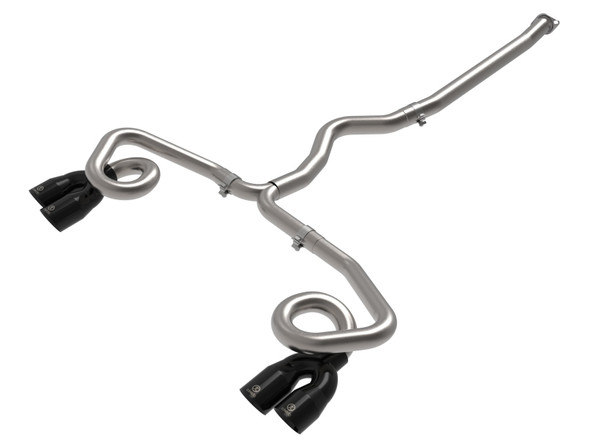 aFe POWER Takeda 3in to 2-1/2in 304 SS Cat-Back Exhaust w/ Black Tips 22-23 Subaru WRX H4-2.4L (t) - AFE49-36809-B