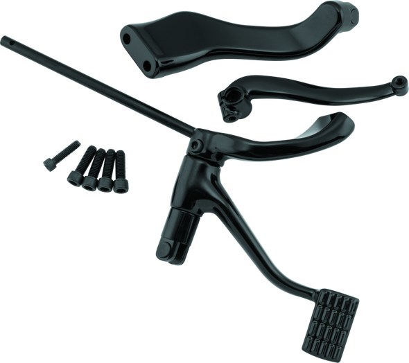 Bikers Choice 14-Up Sportster 2 Inch Extended Mid Control Kit Black - BIKERSCHOICE492094