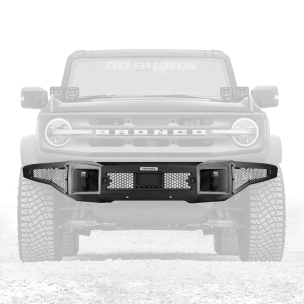 Go Rhino 21-24 Ford Bronco (2 and 4 Door) Rockline Full Width Bumper - GORHINO331400T