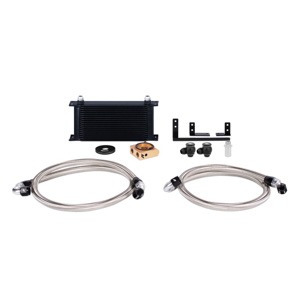 Mishimoto 2016+ Mazda Miata Thermostatic Oil Cooler Kit - Black - MISHIMOTOMMOC-MIA-16TBK