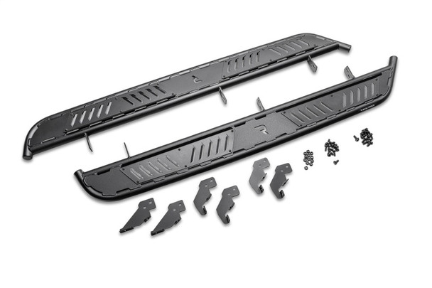 N-FAB 2021 Ford Bronco 4 Door Roan Running Boards - Textured Black - N-FABNBF214B-TX