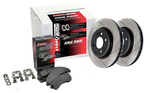 Street Axle Pack, Slotted, Front - STOPTECH937.33088