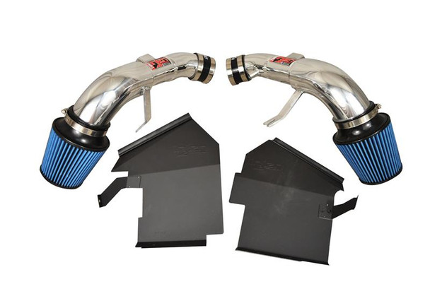Injen 14 Infiniti Q50 3.7L V6 Polished Dual Short Ram Intake w/ MR Techn and Heat Shields - INJENSP1999P