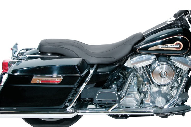 Mustang 97-07 Harley Electra Glide, Road Glide DayTripper 1PC Seat - Black - MUSTANGMOTORCYCLE76382