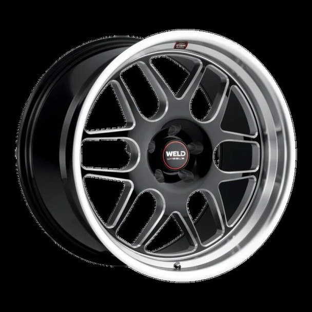 Weld Solana 18x9.5 / 5x114.3 BP / ET25 / 70.5mm Bore - Gloss Black MIL DIA Wheel - WELDS11089566P25