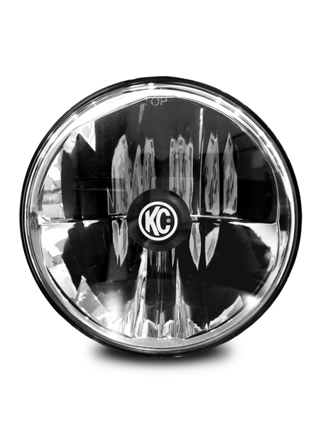 KC HiLiTES 97-06 Jeep TJ/Universal 7in. Gravity LED H4 DOT Approved Replacement Headlight (Single) - KCHILITES4236