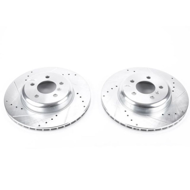 Power Stop 16-18 BMW 320i xDrive Rear Evolution Drilled & Slotted Rotors - Pair - POWERSTOPEBR1416XPR