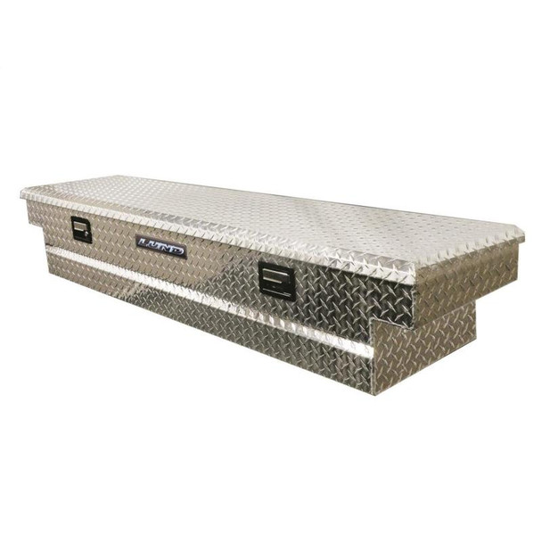 Lund Universal Aluminum Single Lid Cross Bed Box - Brite - LUND9300T