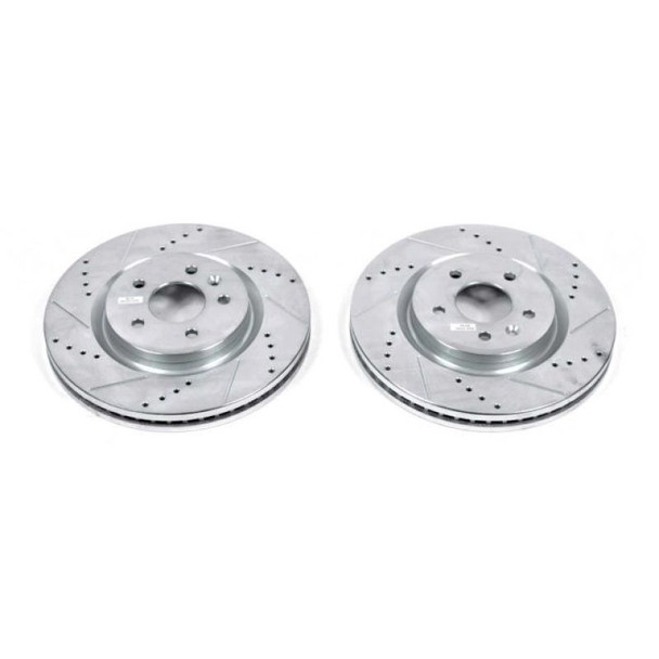 Power Stop 11-19 Ford Explorer Front Evolution Drilled & Slotted Rotors - Pair - POWERSTOPAR85137XPR
