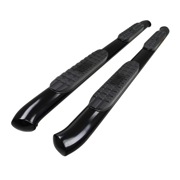 Westin 19-20 Chevrolet/GMC Silverado/Sierra 1500 Double Cab PRO TRAXX 4 Oval Nerf Step Bars - Black - WESTIN21-24125