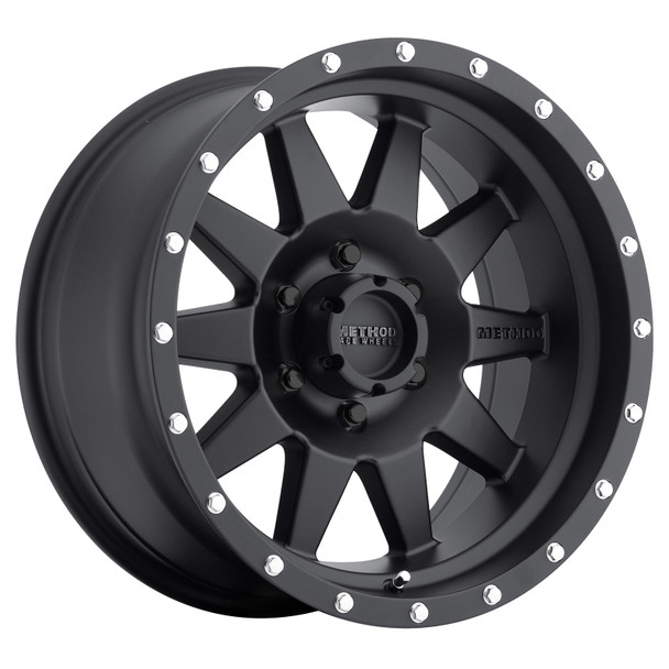Method MR301 The Standard 17x8.5 +25mm Offset 6x5.5 108mm CB Matte Black Wheel - METHODWHEELSMR30178560525