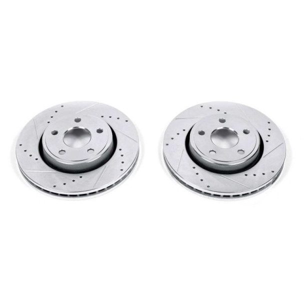 Power Stop 11-19 Dodge Durango Front Evolution Drilled & Slotted Rotors - Pair - POWERSTOPAR83076XPR