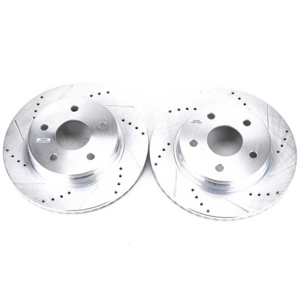 Power Stop 07-09 Chrysler Aspen Front Evolution Drilled & Slotted Rotors - Pair - POWERSTOPAR8750XPR