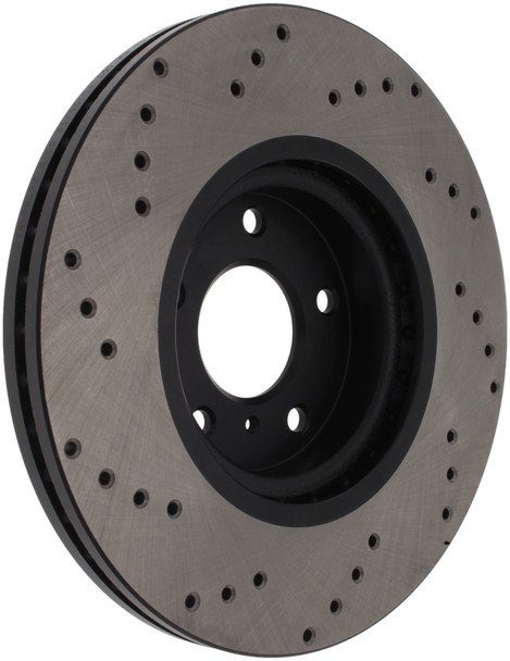 StopTech 08-09 Infiniti EX35 / 05-08 G35 / 09 G37 / 06-09 M35/M45 Drilled Left Front Rotor - STOPTECH128.42080L
