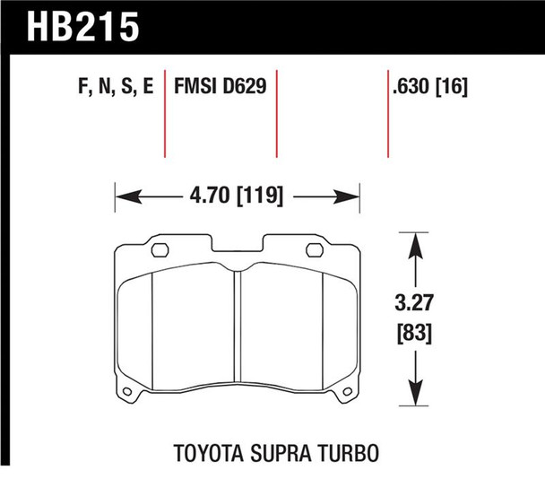 HAWK HT-10 Brake Pad Sets