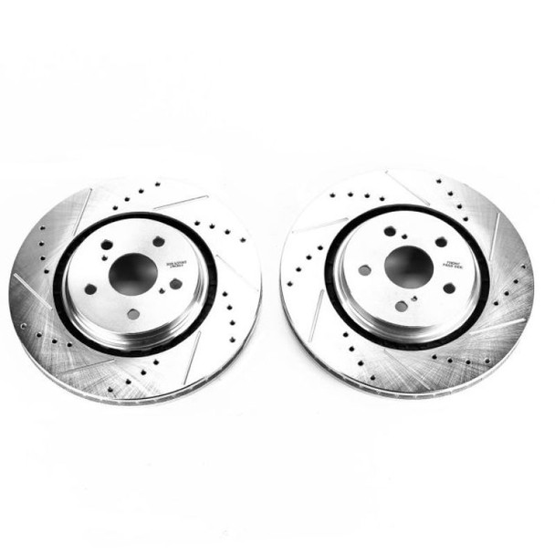 Power Stop 16-19 Lexus RX350 Front Evolution Drilled & Slotted Rotors - Pair - POWERSTOPJBR1736XPR