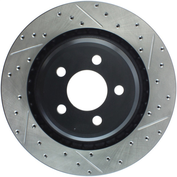 StopTech SportStop 06-09 Chrysler SRT-8 Rear Left Drilled & Slotted Rotor - STOPTECH127.63064L