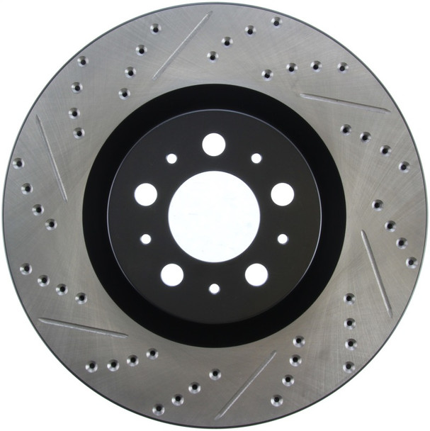 StopTech Slotted & Drilled Sport Brake Rotor - STOPTECH127.39035R