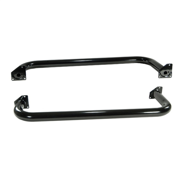 Rugged Ridge 3-In Round Side Steps Black 97-06 Jeep Wrangler - RUGGEDRIDGE11590.04